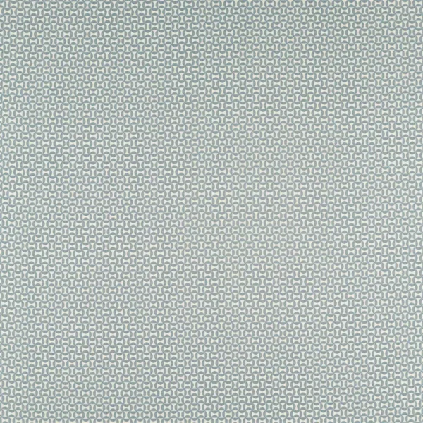 Forma Fabric - Indigo by blue geometric woven fabric from Scion