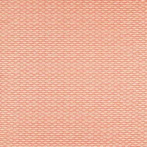 orange geometric woven fabric from Scion