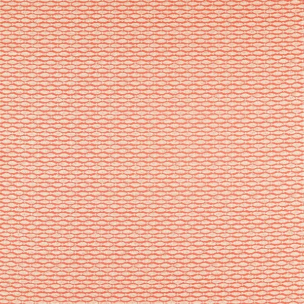 orange geometric woven fabric from Scion
