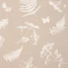 brown botanical cotton fabric from Studio G