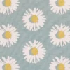 blue botanical cotton fabric from Studio G
