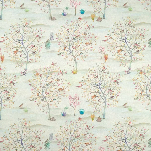 multicolour botanical printed fabric from Studio G