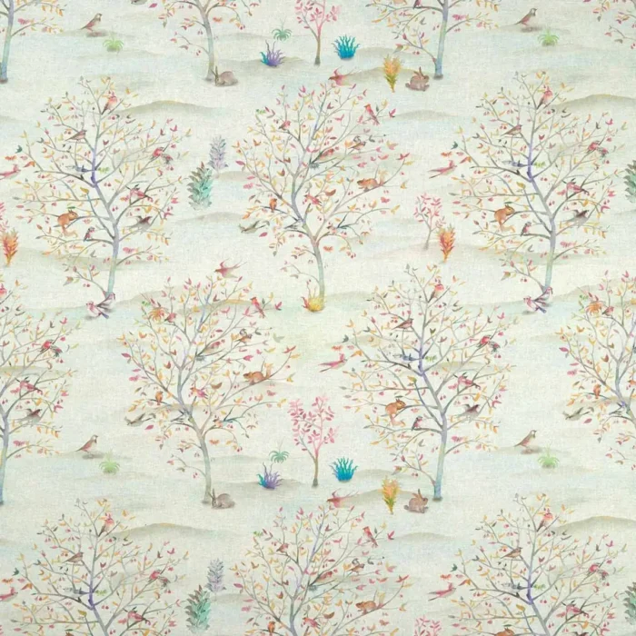 Coppice Fabric - Autumn / Cream swatch