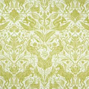 green botanical printed fabric from Studio G