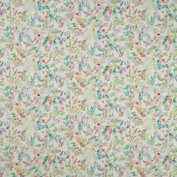 multicolour botanical printed fabric from Studio G