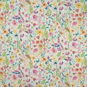 multicolour botanical printed fabric from Studio G
