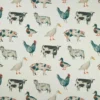 brown animal printed fabric from Studio G