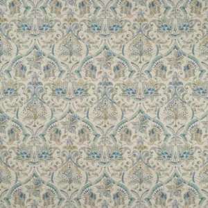 blue botanical printed fabric from Studio G