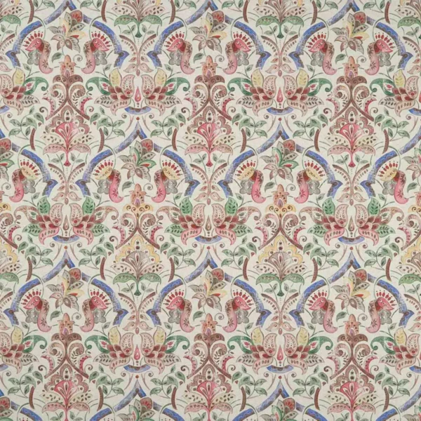 Rosalie Fabric - Multi by multicolour botanical printed fabric from Studio G