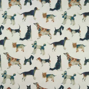 brown animal printed fabric from Studio G