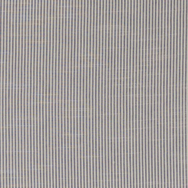 Bempton Fabric - Denim by blue striped cotton fabric from Studio G