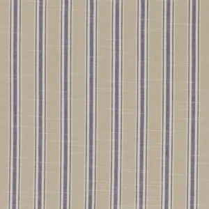 blue striped cotton fabric from Studio G