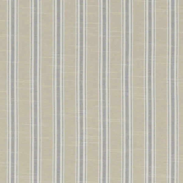 Thornwick Fabric - Mineral by blue striped cotton fabric from Studio G