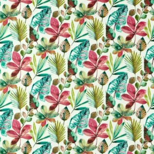 multicolour botanical cotton fabric from Studio G