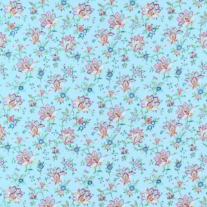 multicolour botanical cotton fabric from Studio G