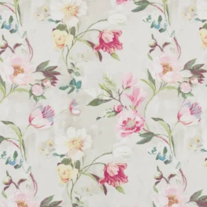 green botanical cotton fabric from Beaumont Textiles
