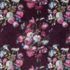 multicolour botanical velvet-chenille fabric from Beaumont Textiles