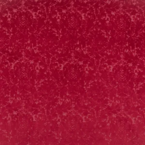 red botanical jacquard fabric from Beaumont Textiles
