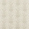 green botanical embroideried fabric from Beaumont Textiles