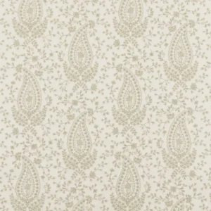 green botanical embroideried fabric from Beaumont Textiles