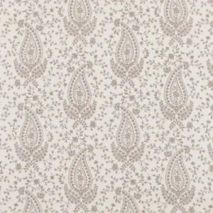 black-grey botanical embroideried fabric from Beaumont Textiles