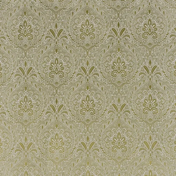 Parthia Fabric - Pistachio by green botanical woven fabric from Beaumont Textiles