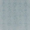 blue botanical woven fabric from Beaumont Textiles