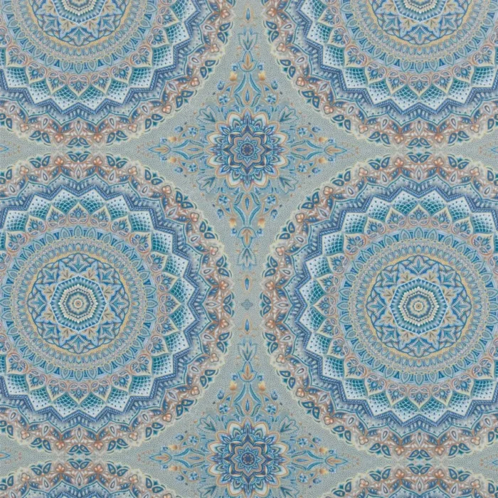 Quetta Fabric - Marine Blue – Marine / Blue swatch