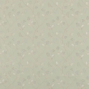 green botanical cotton fabric from Beaumont Textiles