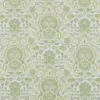 green botanical cotton fabric from Beaumont Textiles