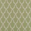 green geometric jacquard fabric from Beaumont Textiles