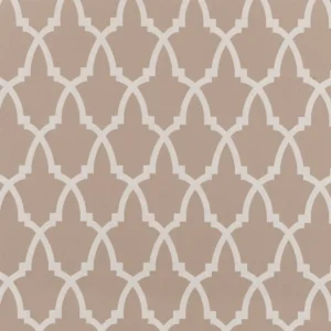 neutral geometric jacquard fabric from Beaumont Textiles