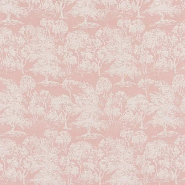 Acacia Fabric - Blush by pink botanical jacquard fabric from Beaumont Textiles