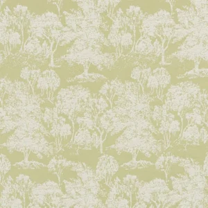 green botanical jacquard fabric from Beaumont Textiles