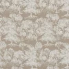 brown botanical jacquard fabric from Beaumont Textiles