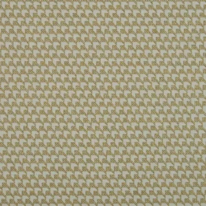 yellow geometric woven fabric from Beaumont Textiles