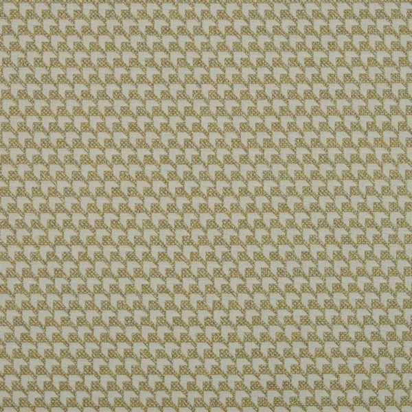 yellow geometric woven fabric from Beaumont Textiles