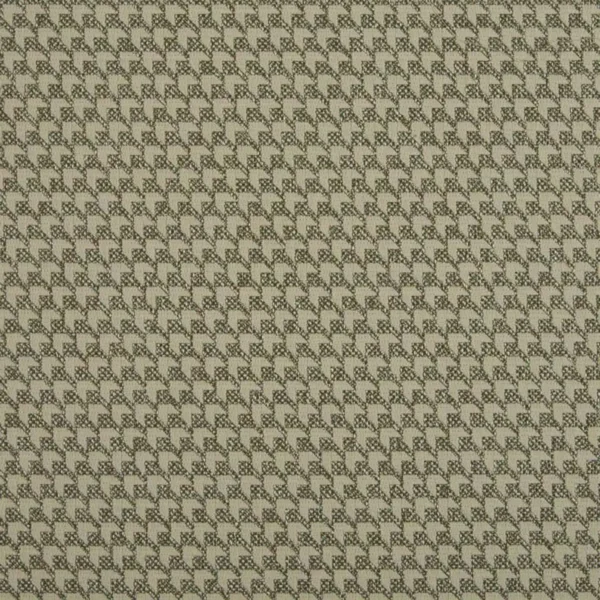 Achilles Fabric - Rosemary by green geometric woven fabric from Beaumont Textiles