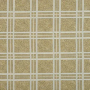 yellow checked woven fabric from Beaumont Textiles