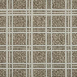 brown checked woven fabric from Beaumont Textiles