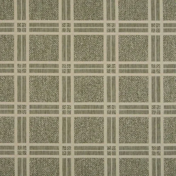 Alexander Fabric - Rosemary by green checked woven fabric from Beaumont Textiles