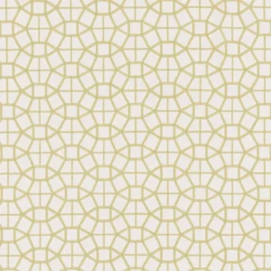 green geometric cotton fabric from Beaumont Textiles
