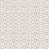 white geometric cotton fabric from Beaumont Textiles