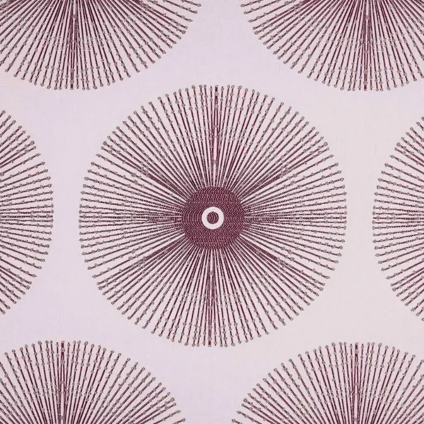 Amaze Fabric - Magenta by purple spotted embroideried fabric from Beaumont Textiles