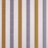 blue striped embroideried fabric from Beaumont Textiles