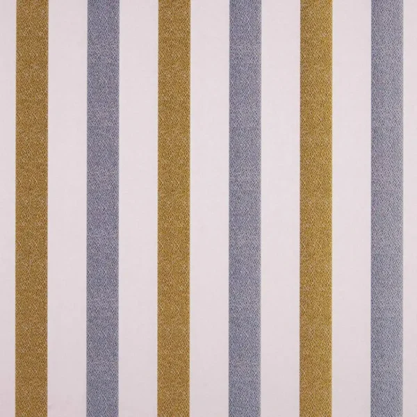 Awe Fabric - Chartreuse by blue striped embroideried fabric from Beaumont Textiles