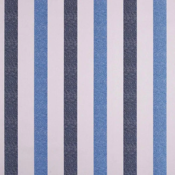 blue striped embroideried fabric from Beaumont Textiles
