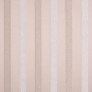 brown striped embroideried fabric from Beaumont Textiles