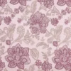 purple botanical embroideried fabric from Beaumont Textiles