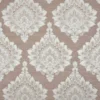 purple botanical jacquard fabric from Beaumont Textiles